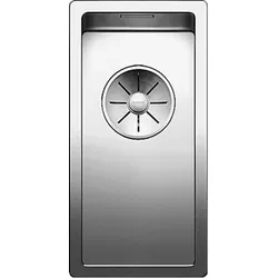 Blanco Claron Spüle 521564 180-IF, 22 x 44 cm, Edelstahl Seidenglanz, ohne Ablauffernbedienung