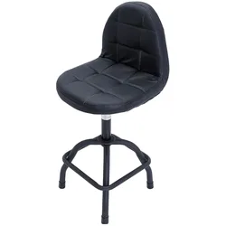 BGS, Bürostuhl, Werkstatt-Drehstuhl mit Lehne höhenverstellbar (63.50 - 78.70 cm)