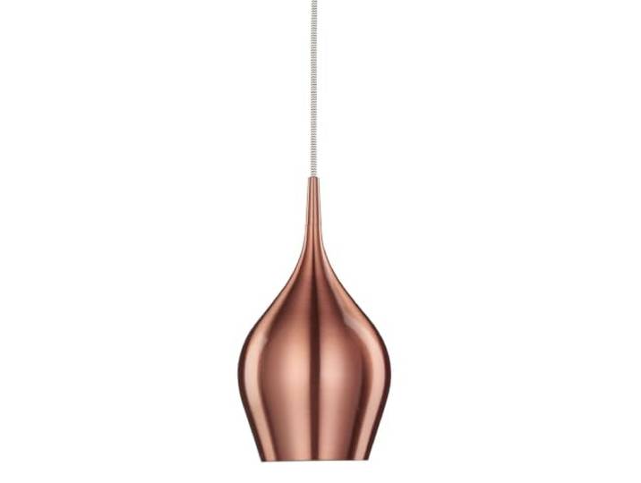 Moderne Pendelleuchte aus Aluminium in der Farbe Kupfer 1x40W von Searchlight Vibrant 6461-12Cu