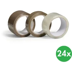Klebeband transparent, 75 mm x 66 m, 24 Stk.