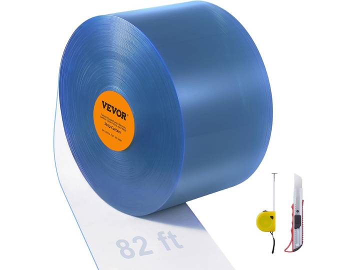 VEVOR 2500x20cm Strokengordijnlamellen Pvc Lamellengordijn Verkocht Per Meter 2 Mm