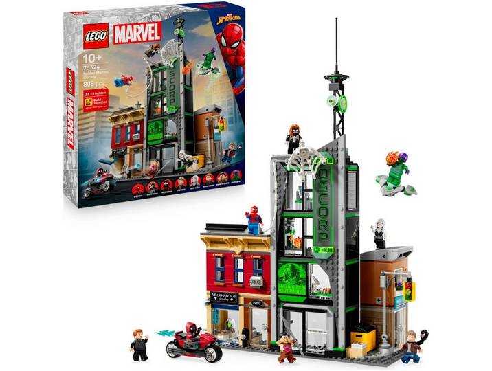 LEGO® Spider-Man vs. Oscorp (76324), LEGO Super Heroes Konstruktionsspielsteine, (808 St), Made in Europe