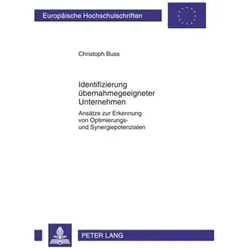Identifizierung übernahmegeeigneter Unternehmen, Fachbücher von Christoph Buss