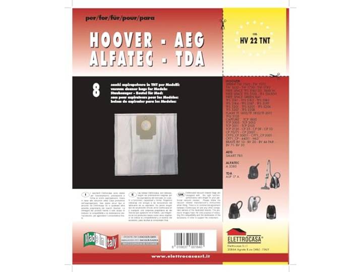 ELETTROCASA, HV 22 TNT, vliesstof, wit