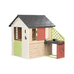 Smoby Life Spielhaus Natur mit Küche