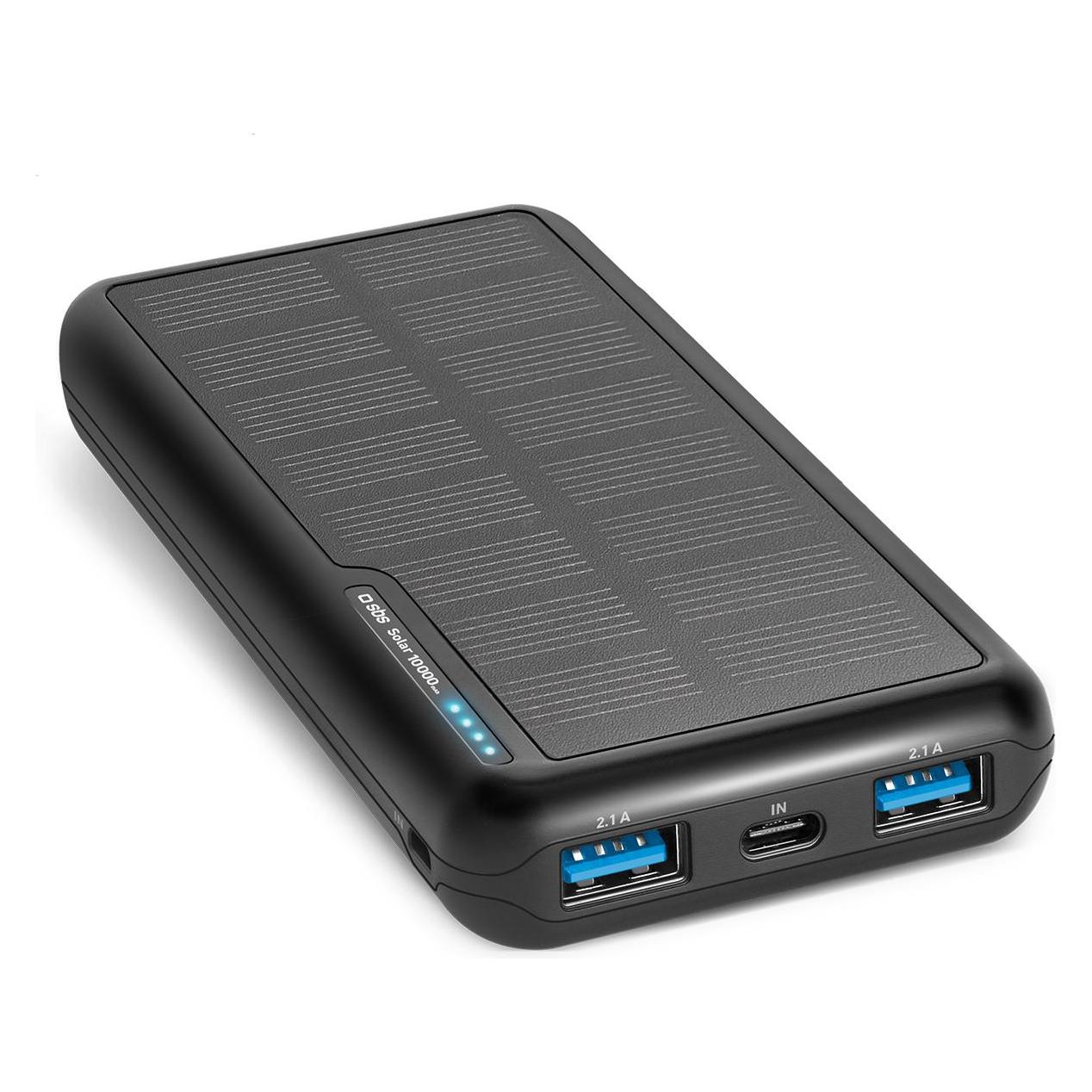 SBS Solar Ladegerät (10000 mAh, 37 Wh) (TTBB10000SK)