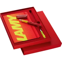 LAMY AL-star glossy red + paper Notebook Set