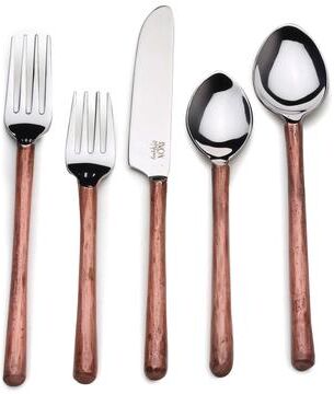 INOX artisans INOX Camellia Flatware 5 Pc. Place Setting