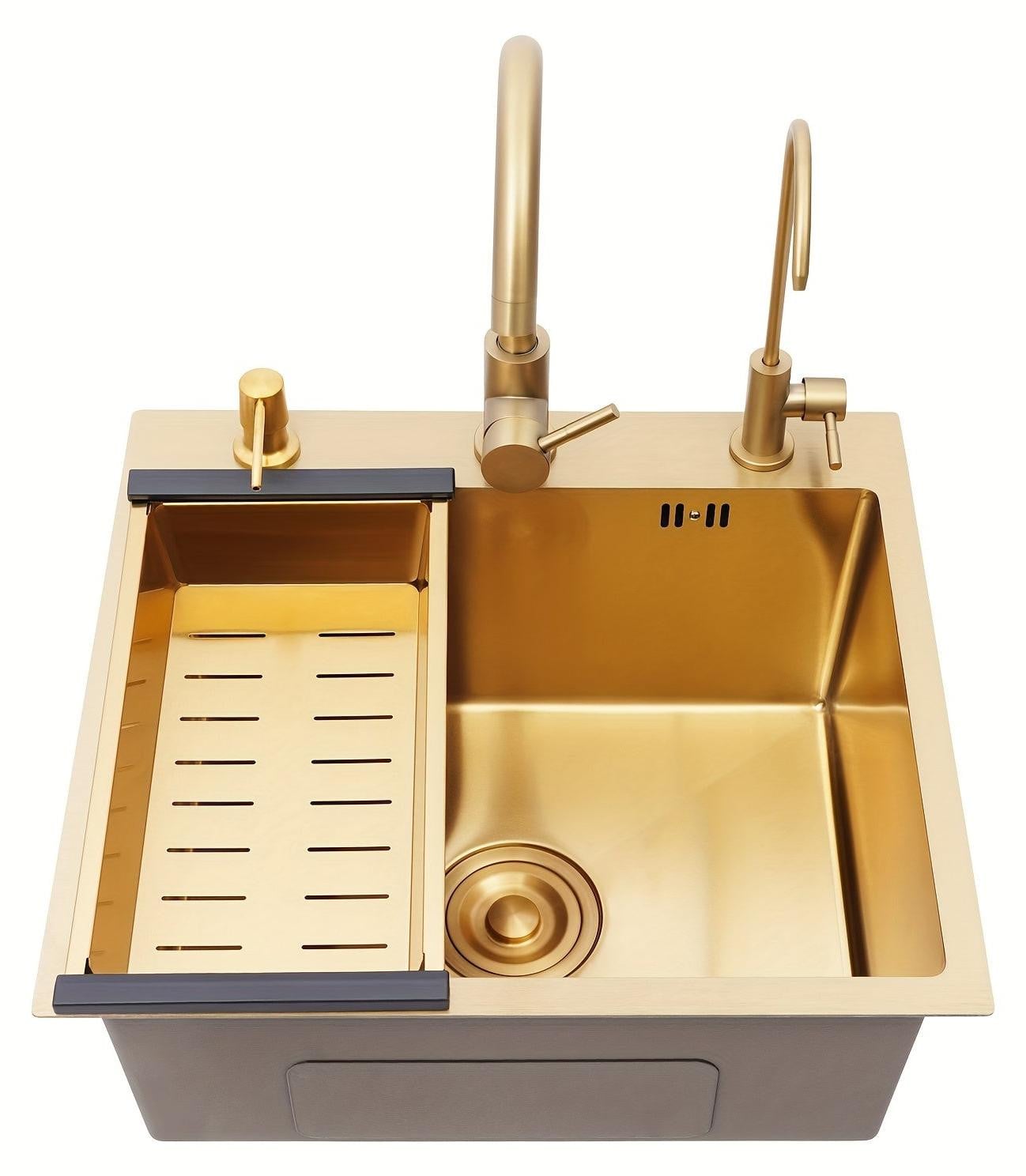 Selius Gouden RVS Keukenspoelbak
