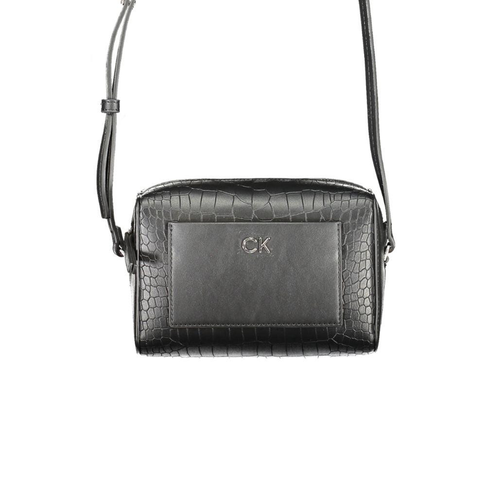 Calvin Klein Zwarte Polyester Handtas
