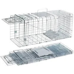 VerminBuster Faltbare Rattenfalle - 62 x 18 x 21 cm - Rattenfallenkäfig - Rattenfalle für den Außenbereich - Tierfalle