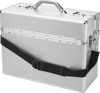 ALUMAXX Pilotenkoffer, mit Tragegriff, 1 Fach, Aluminium, silber