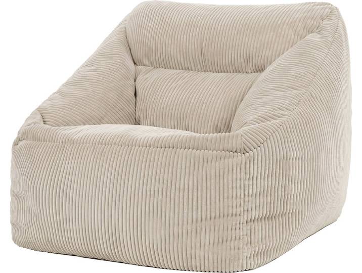 icon - Natalia XL Zitzak Fauteuil - Ribfluweel - Beige