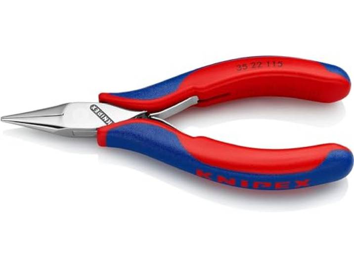 KNIPEX Elektronica-grijptang met doorgestoken scharnier, 35 22 115 SB