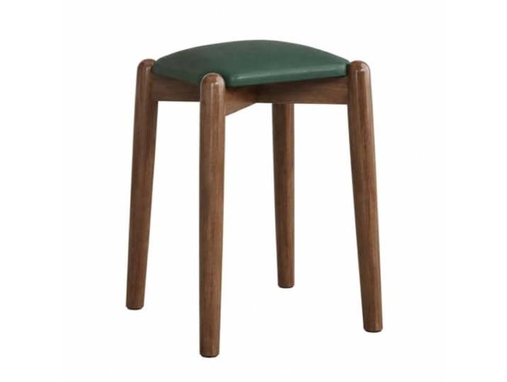 WSJJXS Hocker mit Verstecktem Stauraum für Wohnzimmer Weiche Sitzfläche, Stapelbar, Rutschfest, Massivholzbeine(Khaki)