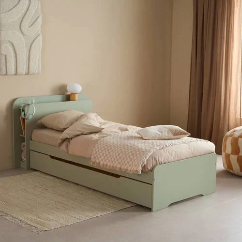 NOUS Living Rumble bed van massief hout, 90 x 200 cm