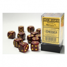 Chessex Würfel - 16mm - Speckled Mercury (Würfelset 12 x W6) 292779