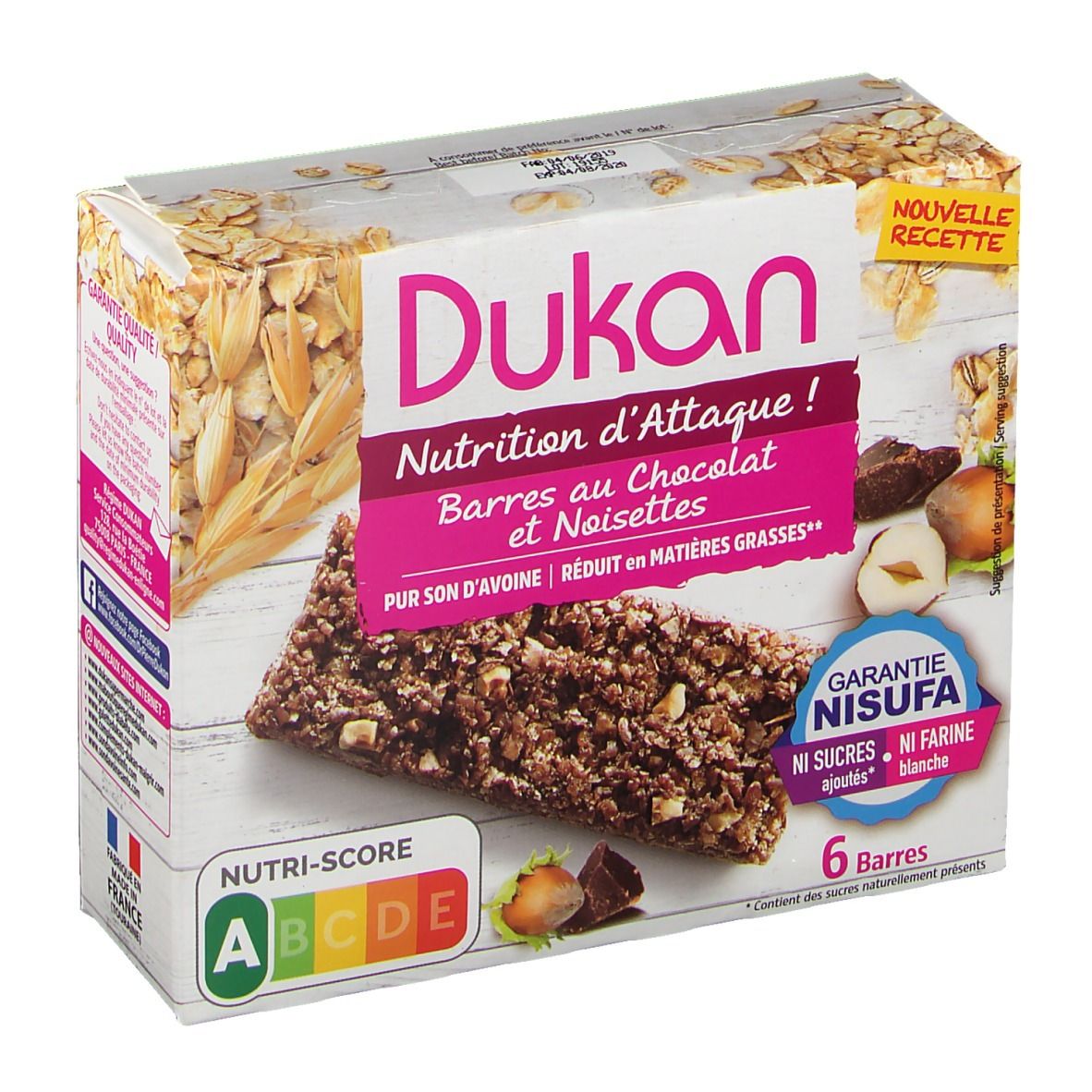 Dukan Reep Choco Nootjes 6 St Schokolade