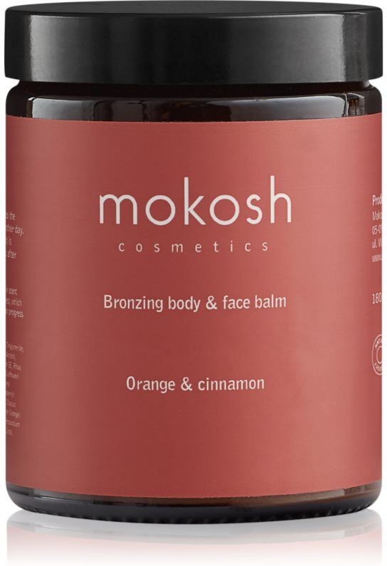 Mokosh Orange & Cinnamon baume auto-bronzant corps et visage 180 ml