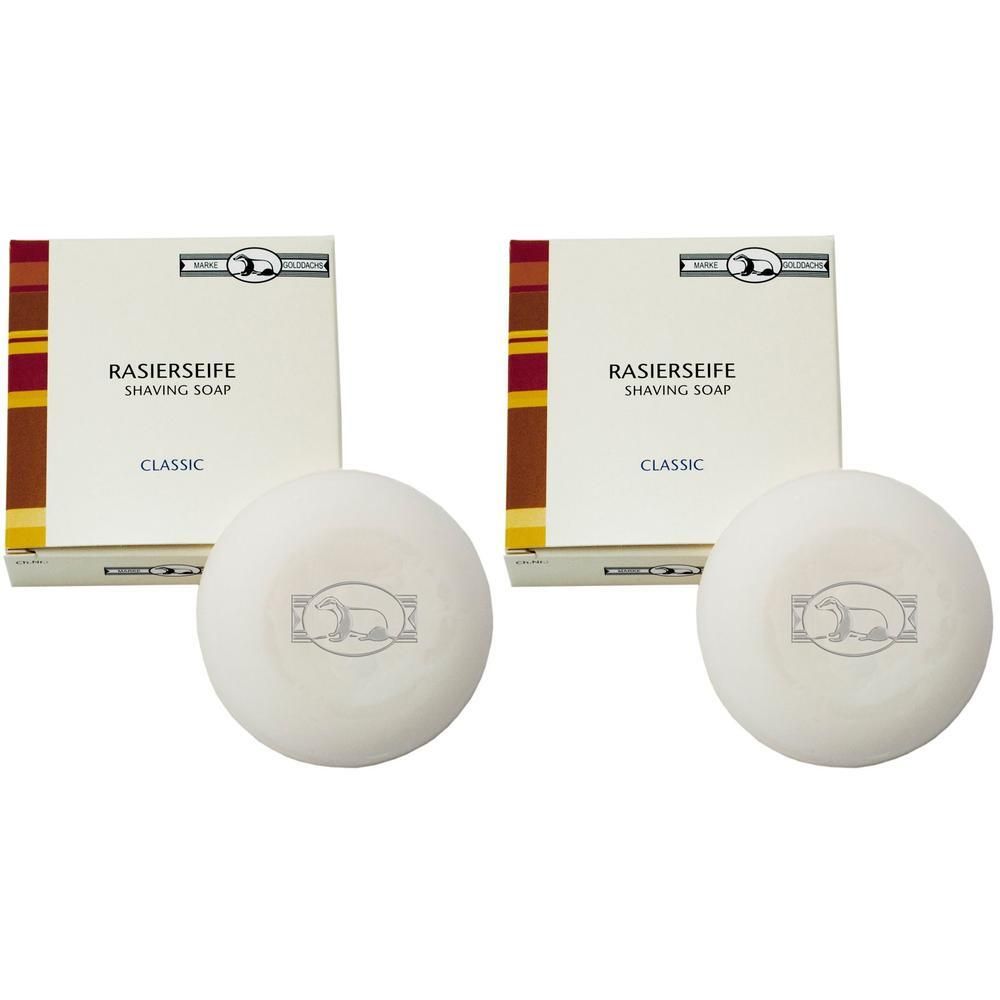 Rasierseife Classic Golddachs 2x 2x60 g Seife