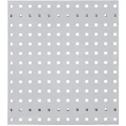 Rasterplan, Werkzeugwand, Lochplatte B450xL500mm lichtgrau, RAL 7035