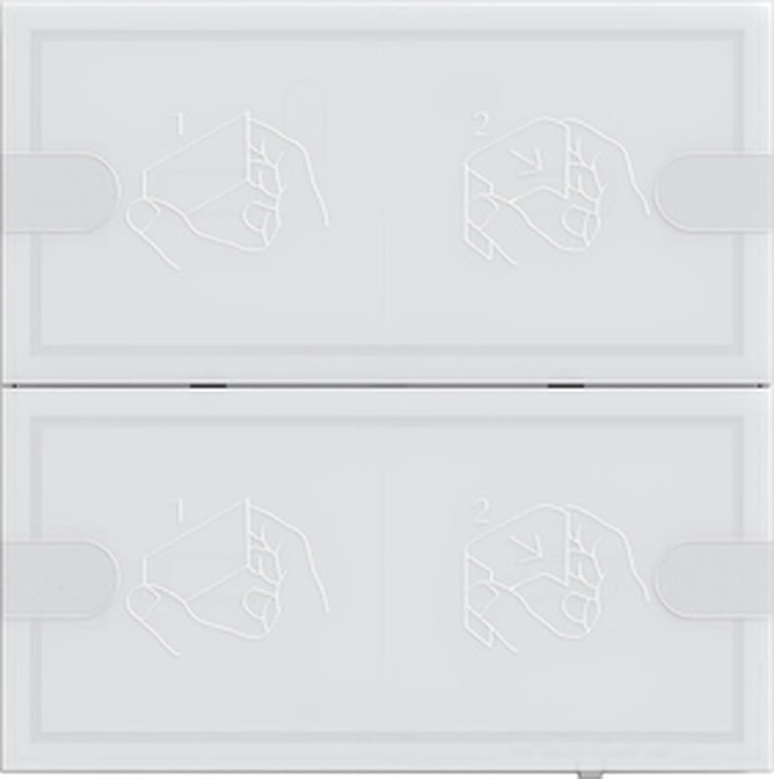 Gira KNX Tastsens.4 Komfort 2f TS4, wit, 1 stuk