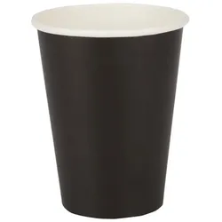 Gastronoble Fiesta Einwandige Heißgetränkebecher - schwarz - 230ml - 500 Kaffeebecher