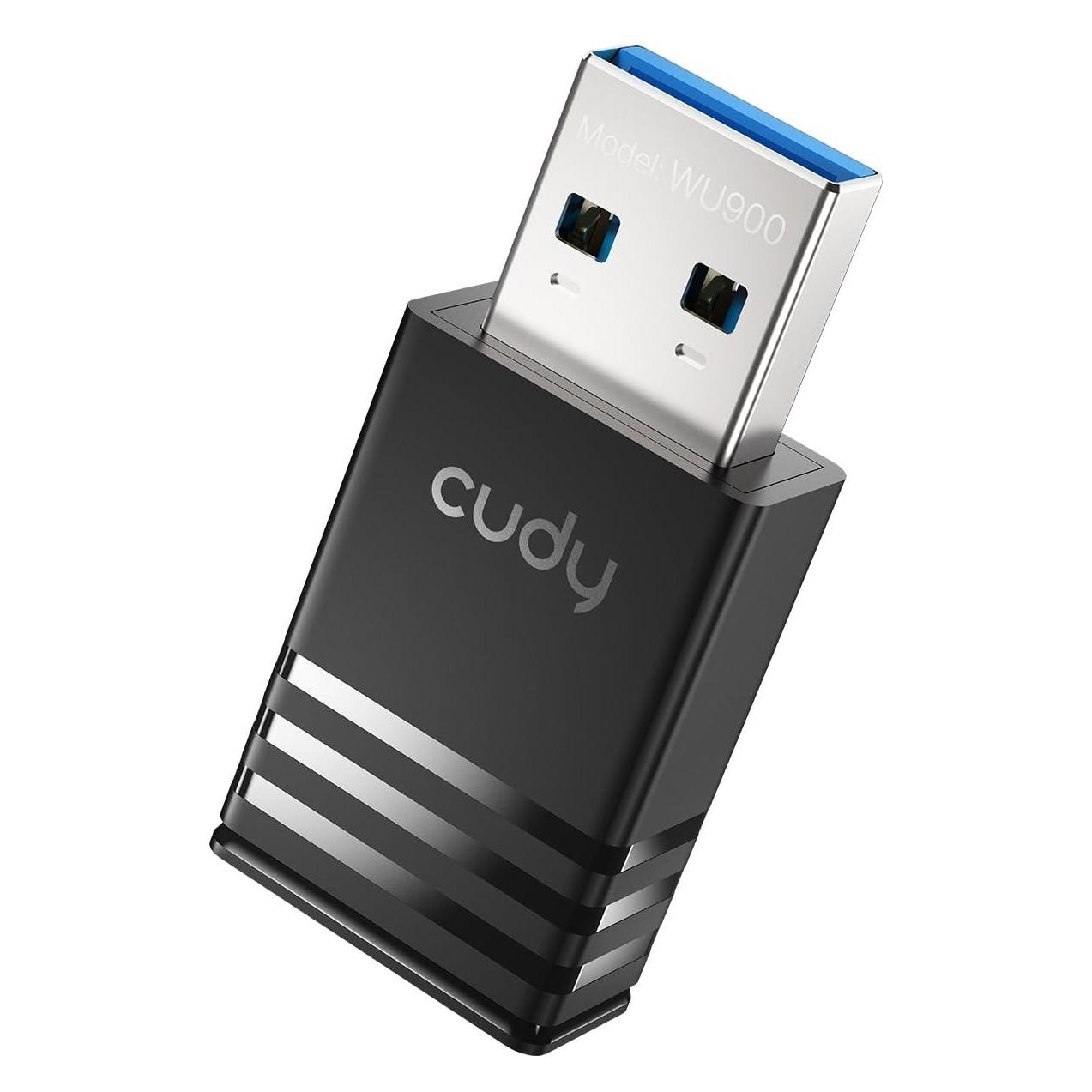 Cudy AX900 Dual-Band Wi-Fi 6 USB Adapter, WU900 1.0 (USB) (WU900 1.0)