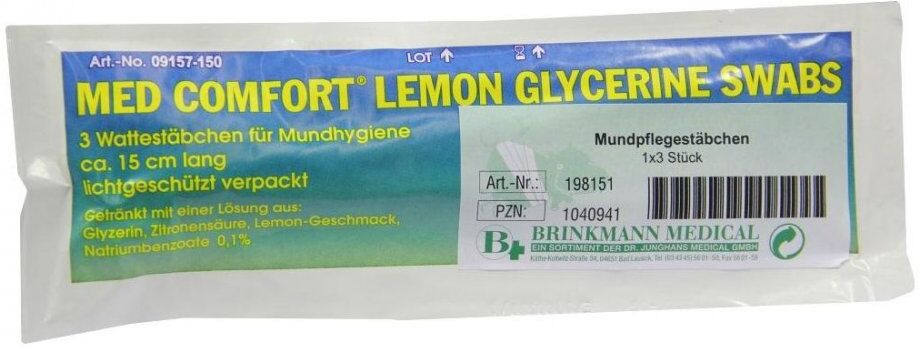 Brinkmann Mundpflegestäbchen Lemon Sticks 3stk