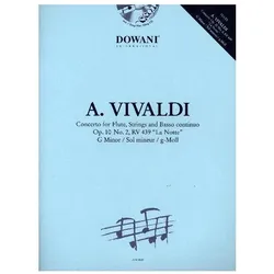 Concerto for Flute, Strings and Basso continuo, für Querflöte und Klavier, m. Audio-CD, Fachbücher von Antonio Vivaldi