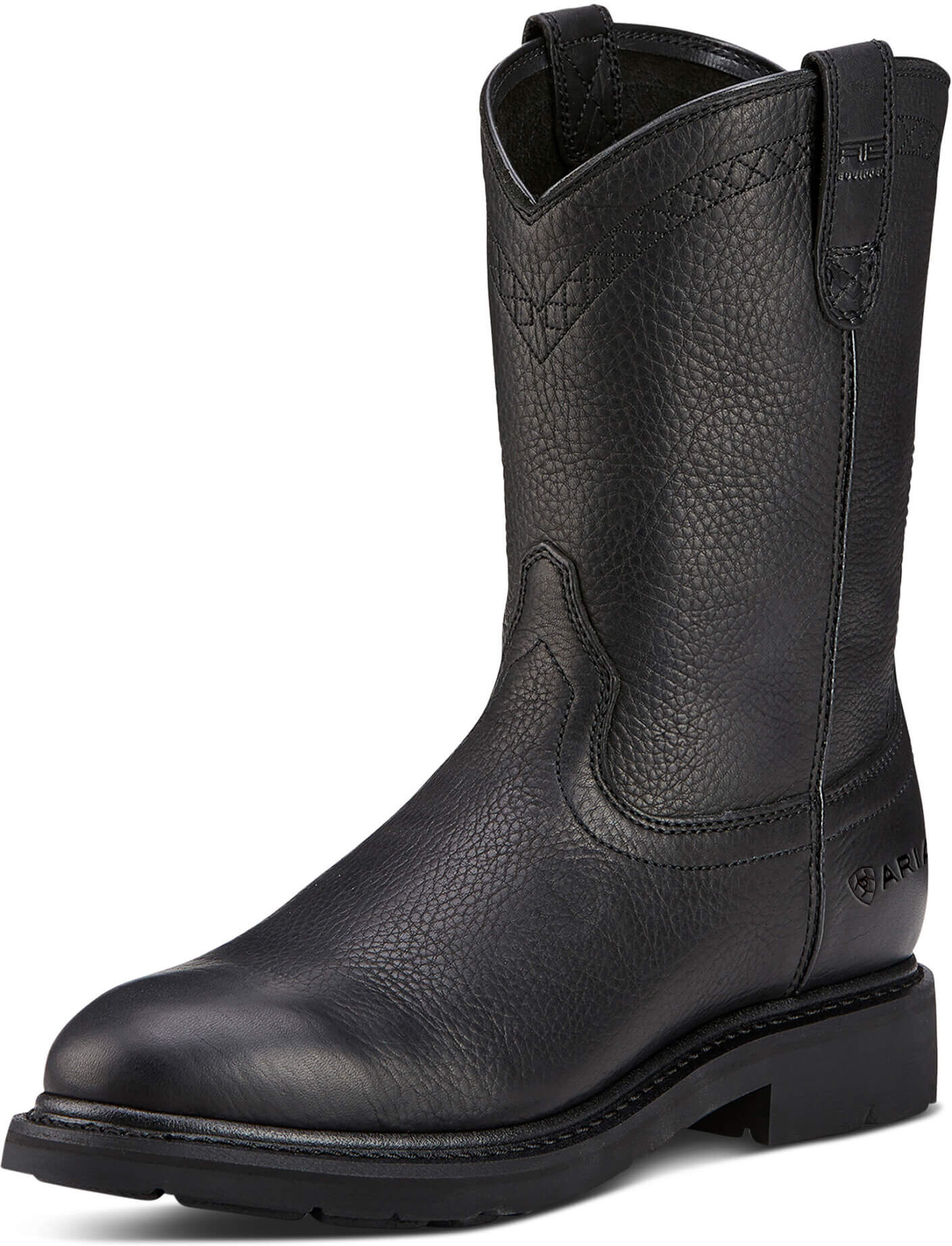 Men's Sierra Work Boots in Black, Size: 9 EE / Wide by Ariat
