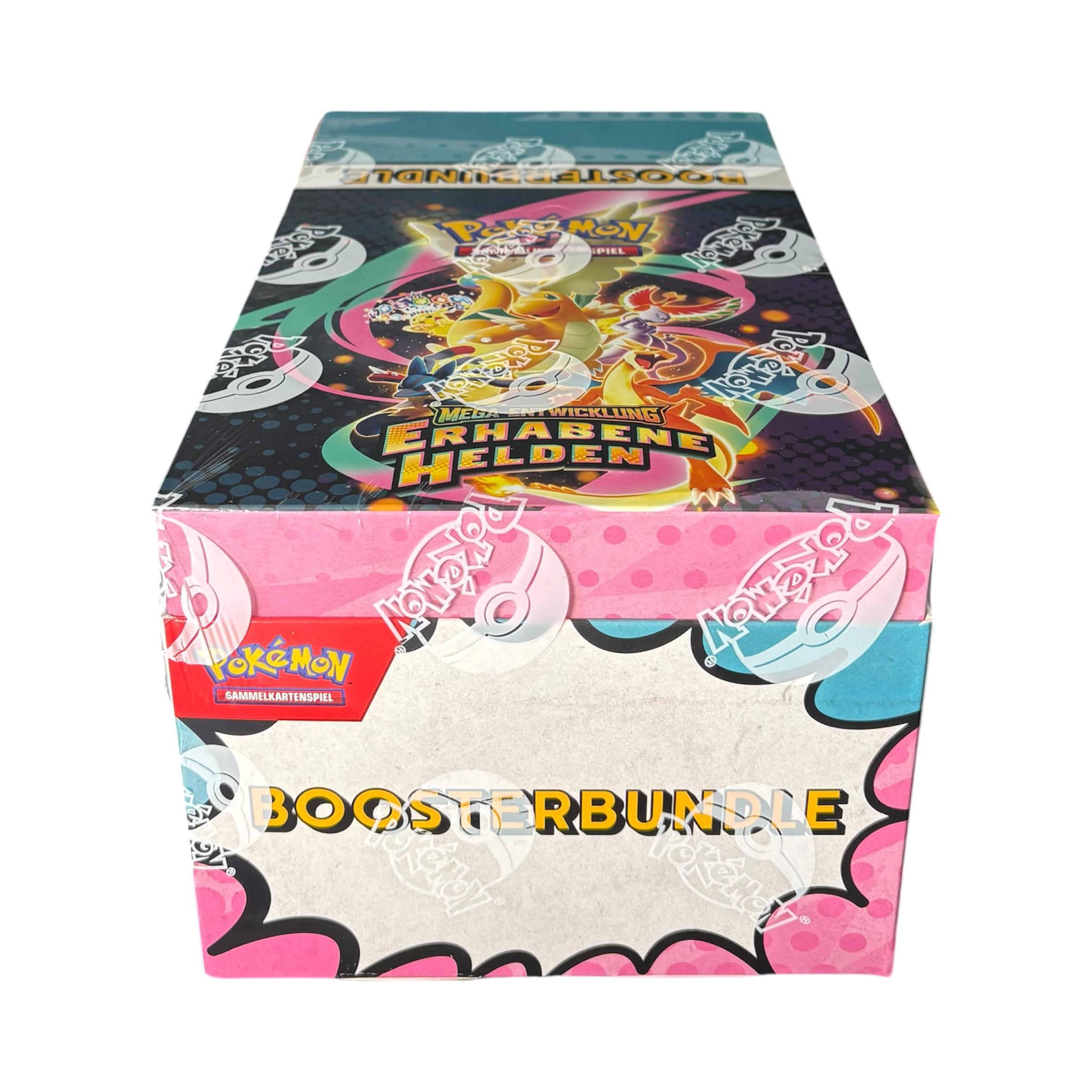 Pokémon Sammelkartenspiel - Mega-Entwicklung Erhabene Helden | Display 10x Booster Bundle (je 6 Packs) | Deutsch | ME02.5