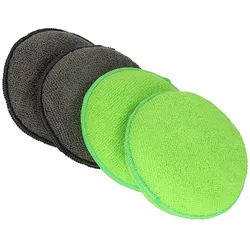 Carmotion Mikrofaser Applikator Pad Schwamm für Lack und Kunstoffpflegemittel 4e...