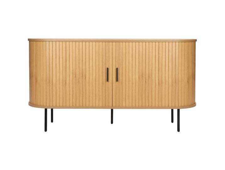 Sideboard - Farbe: natur/schwarz - Material: Melamin - 72