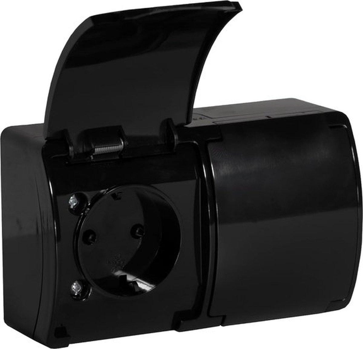 PolkaHome Buitenstopcontact - Waterdicht tuinstopcontact