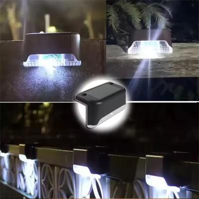 Inspired Living SolarGlow Elite Deck & Garden Solar Lights Waterproof IP65 Solar Deck Light Set black Shell White 4pcs
