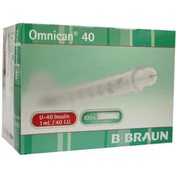 Omnican Insulinspr.1 ml U40 m.Kan.0,30x1 100X1 St