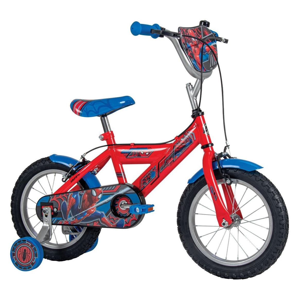 Huffy Huffy Marvel Spider-Man 14-Zoll-Fahrrad, für Kinder von 4 bis 6 Jahren (14") (24405W)