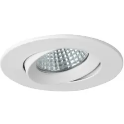 Brumberg 20353070 Einbaustrahler GX5, 3 / max. 50 W, rund, schwenkbar, weiss matt, IP20