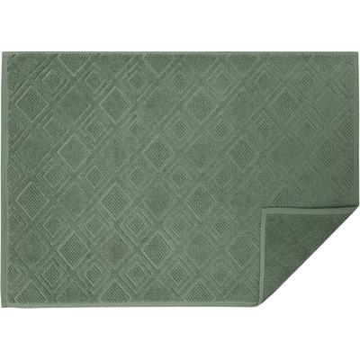 Badematte FRAMSOHN FROTTIER "Mosaik" Gr. 4, braun (piniefarben), H:7mm, Baumwolle, Badematten, Badematte, gemustert, Baumwolle, hergestellt in Österreich