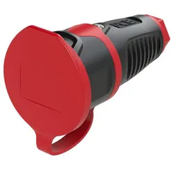 PCE 2411-sr Taurus2 Gummi-Kupplung DB fb IP54 (schwarz/rot) 2411sr