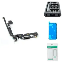 iPhone 12 Pro Max Ladebuchse / Mikrofon - Premium-Set