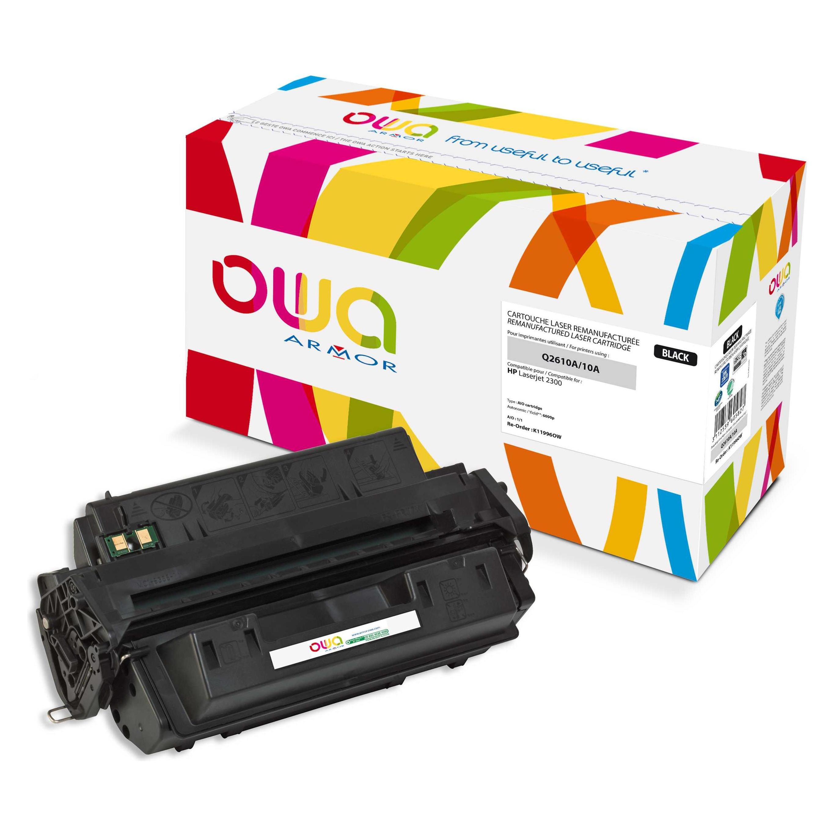 Armor OWA OWA - Schwarz  - wiederaufbereitet (BK) (K11996OW)