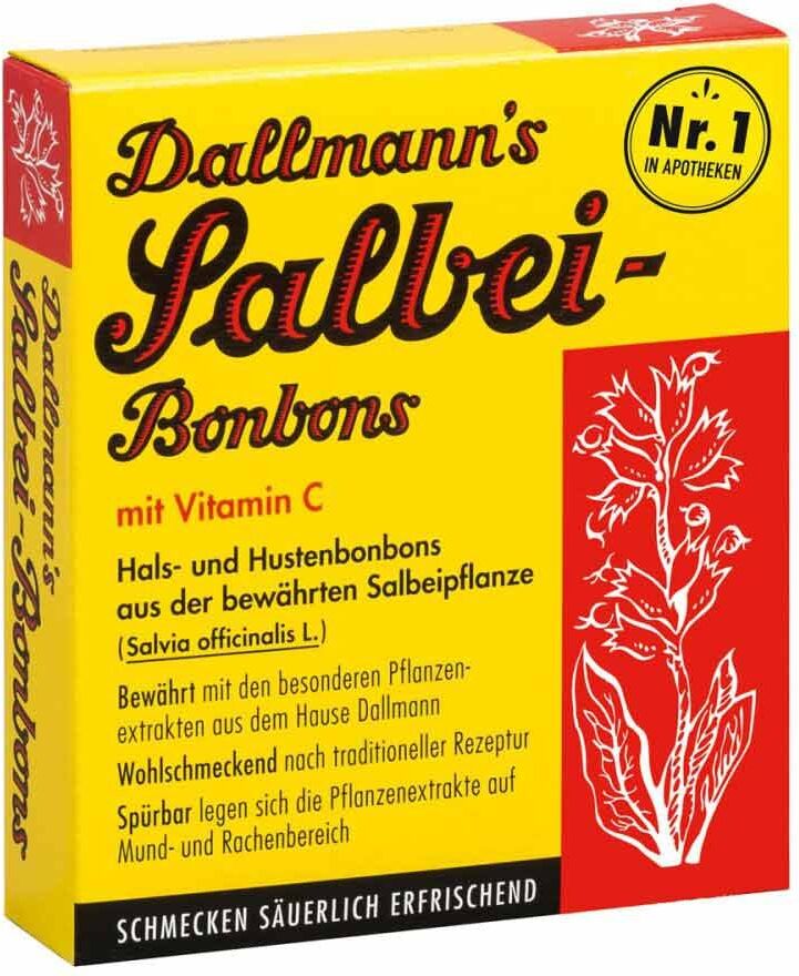 Dallmann's Salbeibonbons mit Vitamin C . 20stk