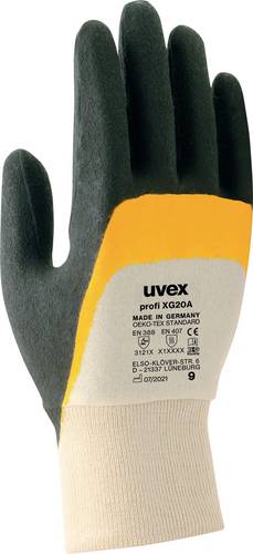 Uvex 6055806 profi ergo XG 20A Arbeitshandschuh Größe (Handschuhe): 6 EN 388:2016 1 Paar