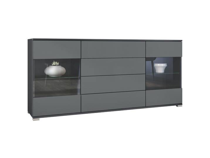 SIDEBOARD Bari Graphit Seidenmatt