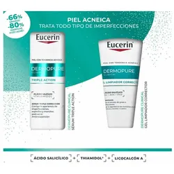 Eucerin Dermopure Triple Action Serum 40ml Set 2 Artikel