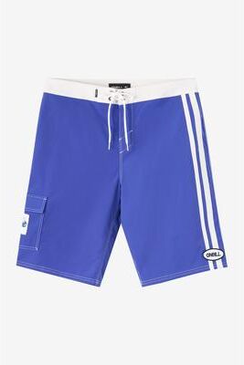 O'Neill s Sideswipe 22"" Board Shorts in Royal Blue, Size 31, Polyester/Twill"