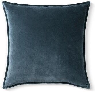 Vienna Velvet Pillow - Blue - Grandin Road