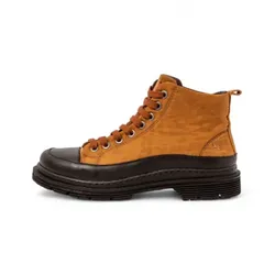 Art Unisex. 1189511SH003_023 Stiefelette 1895 Birmingham braun (37), Stoff, Wohnung, Schnürsenkel, Lässig